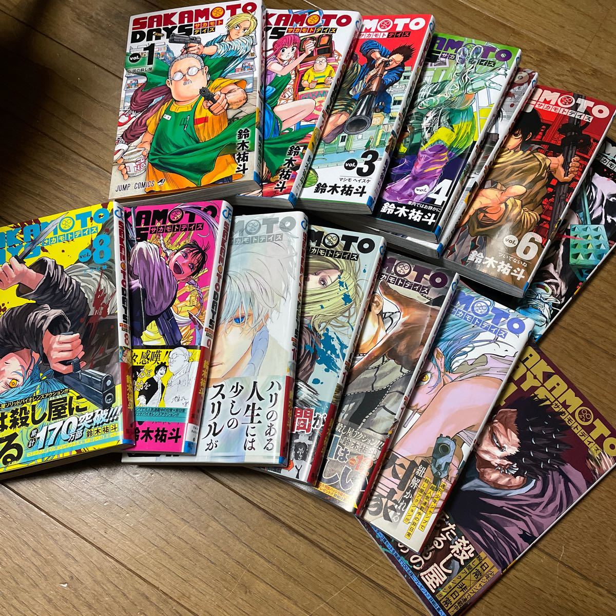 SAKAMOTO DAYS 帯付き　全巻セット ジャンプコミックス　 サカモトデイズ　週刊少年ジャンプ　鈴木祐斗　殺し屋　14巻セット　坂本　連載中