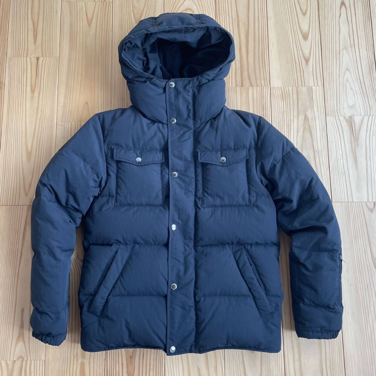 【美品】SOPH. ソフ マウンテン ダウン ジャケット HOODED MOUTAIN DOWN JACKETネイビー M