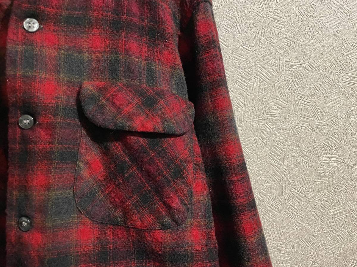 ◯ Vintage 50s PENLLETON シャドウ チェック ボード シャツ ◯ Vintage 50s PENLLETON シャドウ チェック ボード シャツ