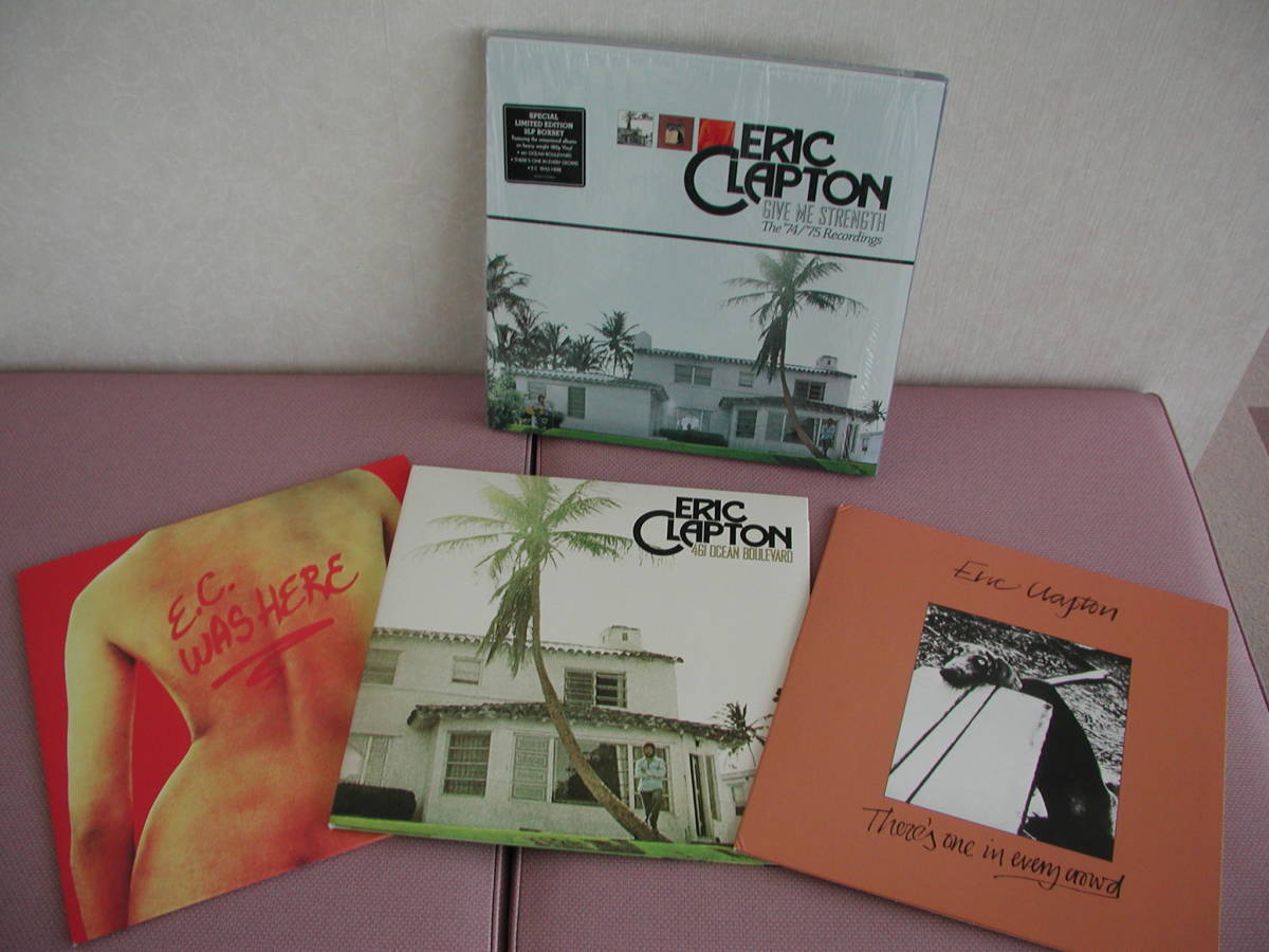 180g　heavy　weight　Vinyl　3LP　BOX　/エリック・クラプトン／ライヴ／Eric Clapton／E.C. Was Here/シュリンク 美品_画像1