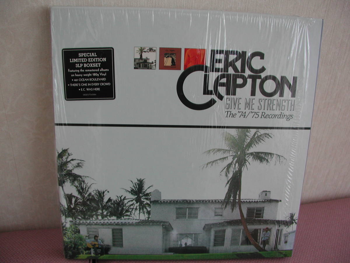 180g　heavy　weight　Vinyl　3LP　BOX　/エリック・クラプトン／ライヴ／Eric Clapton／E.C. Was Here/シュリンク 美品_画像2