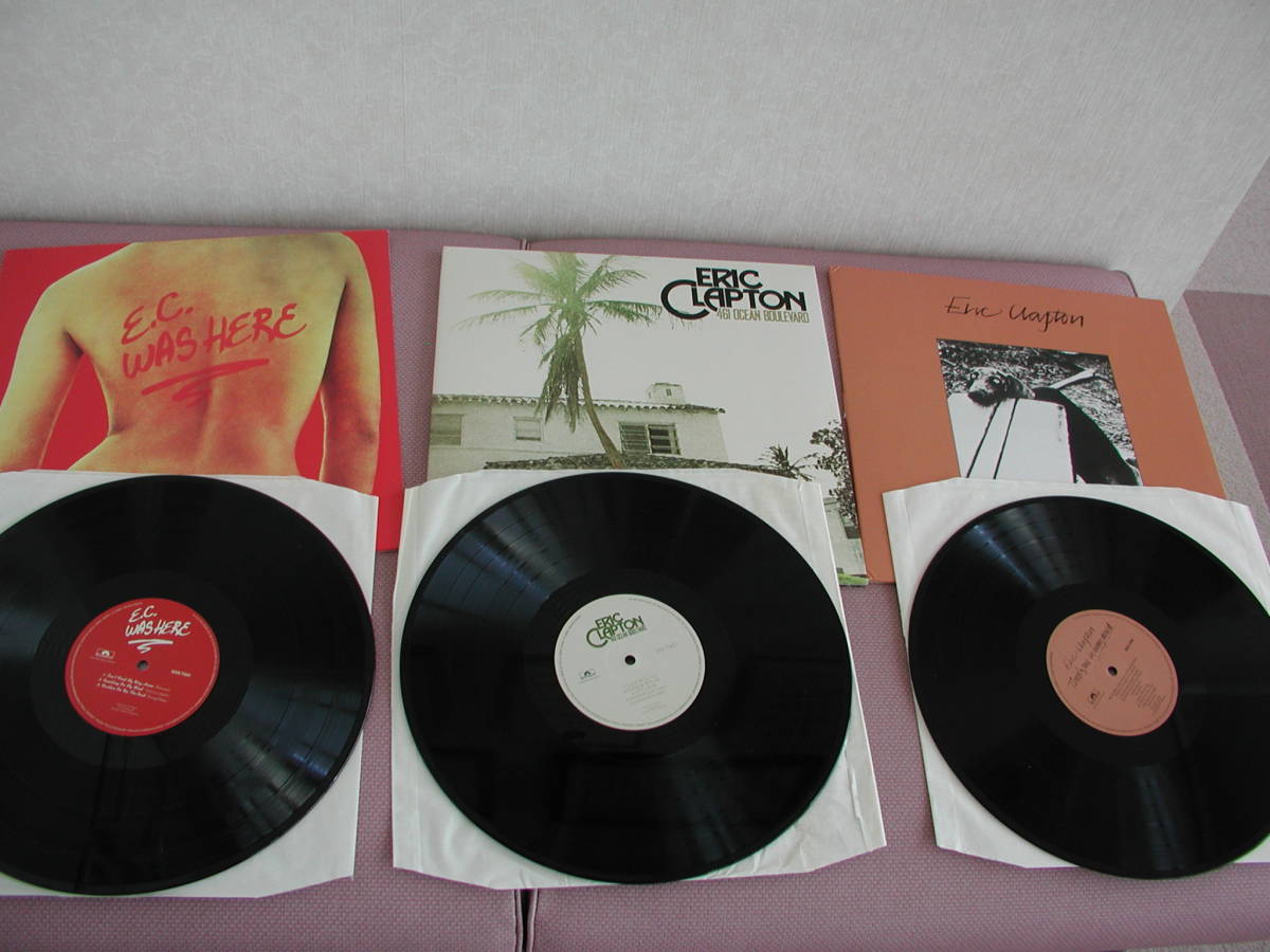 180g　heavy　weight　Vinyl　3LP　BOX　/エリック・クラプトン／ライヴ／Eric Clapton／E.C. Was Here/シュリンク 美品_画像4