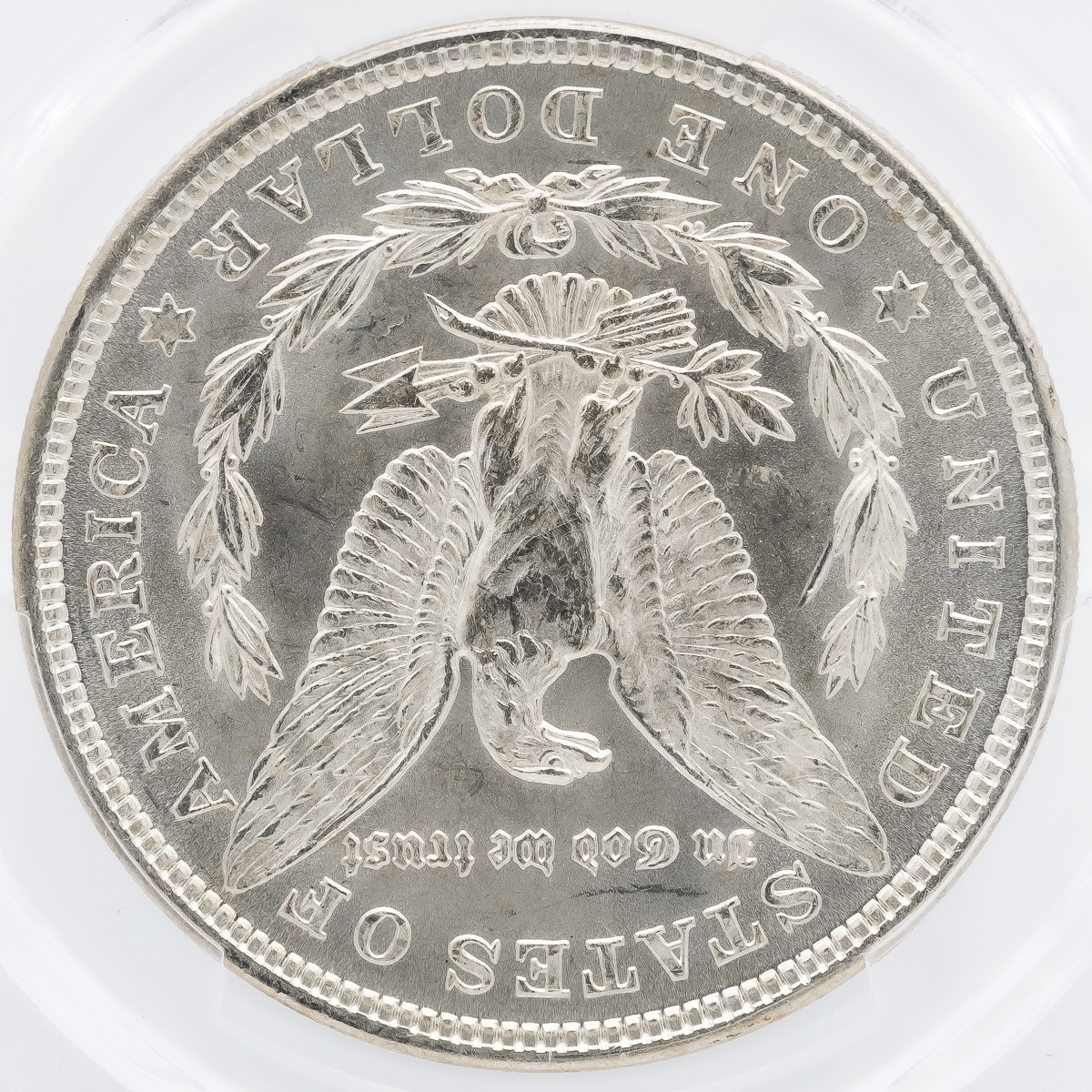 ☆彡1円スタート!!【PCGS MS65】1921年 アメリカ モルガンダラー 1ドル銀貨 モーガン Morgan Silver Dollar アンティークコイン_画像4