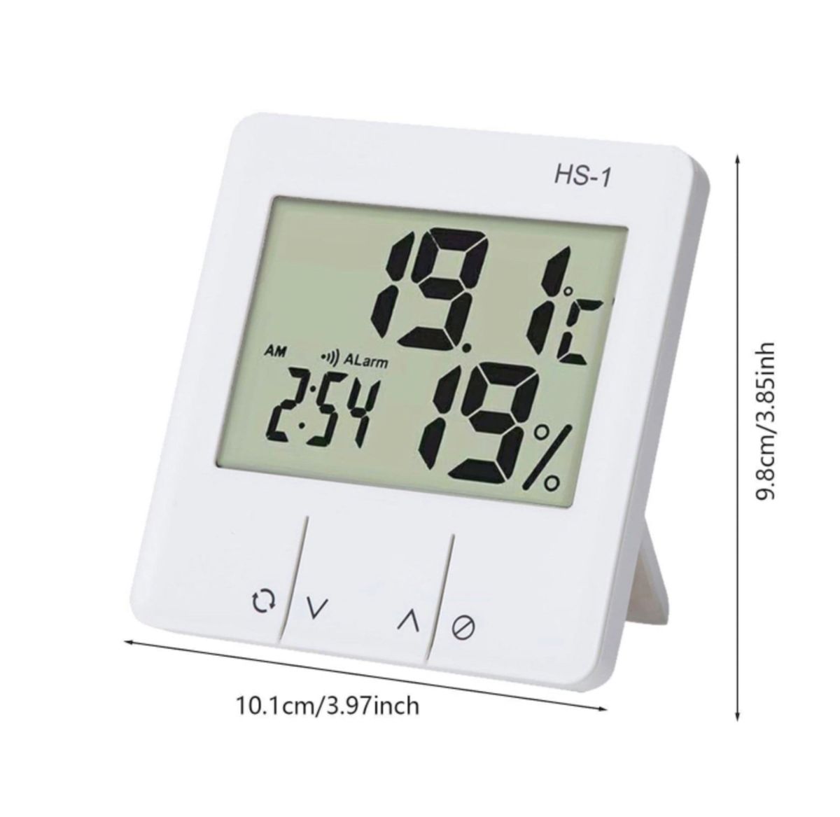 デジタル湿度計温度計、温度付き湿度モニター　家庭　ベビールーム　温室用　屋内湿度計