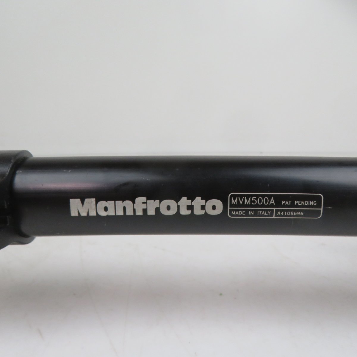 Manfrotto マンフロット MVM500A ビデオ 一脚 雲台付 イタリア製 プロ用 カメラ道具 機材 レッド ブラック / 100 (SGAW014214)_画像7