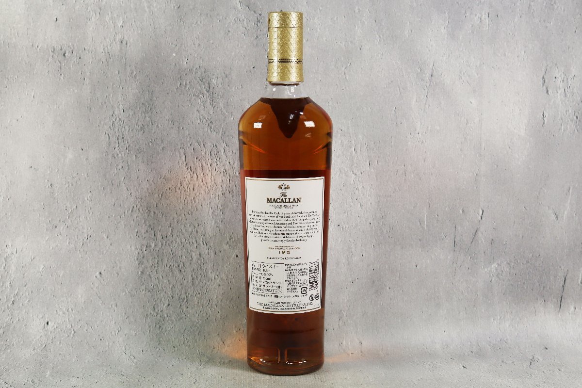 【未開栓】 MACALLAN マッカラン 12年 DOUBLE CASK ダブルカスク スコッチ 700ml 40% 箱付き ウイスキー 古酒_画像3