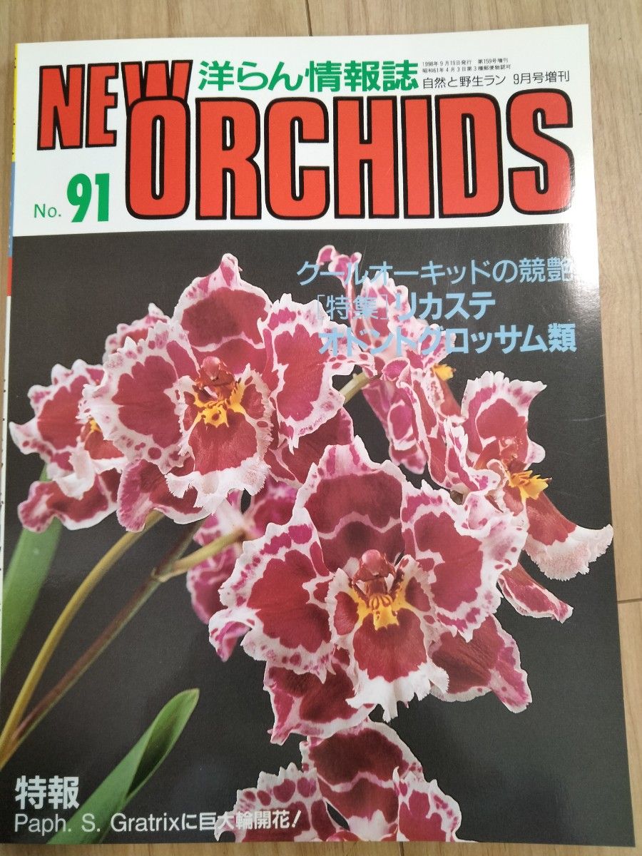 　洋蘭　洋ラン　洋らんの情報誌 ニューオーキッド No91