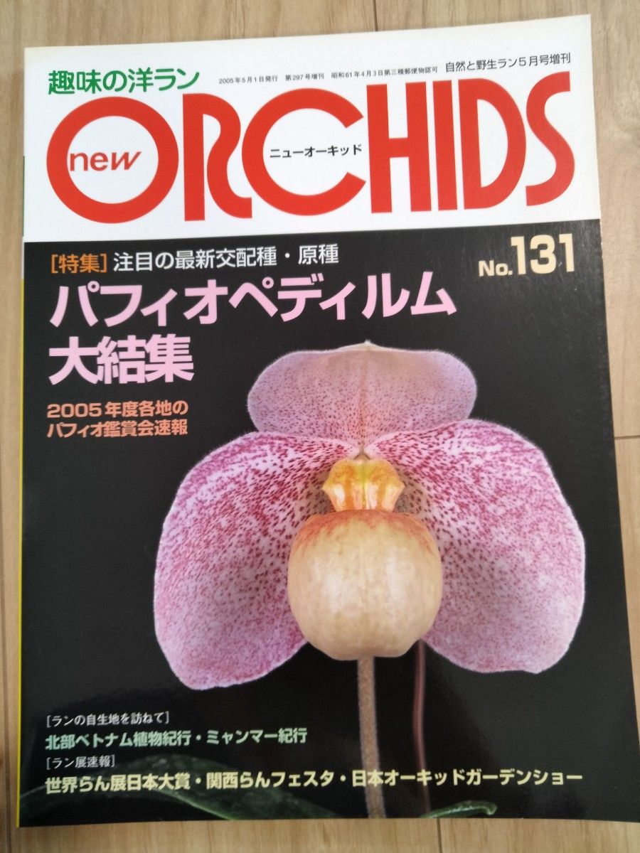 ニューオーキッド ORCHIDS 趣味の洋ラン　パフィオディルム　New Orchids趣味の洋らん　 ニューオーキッドNo131