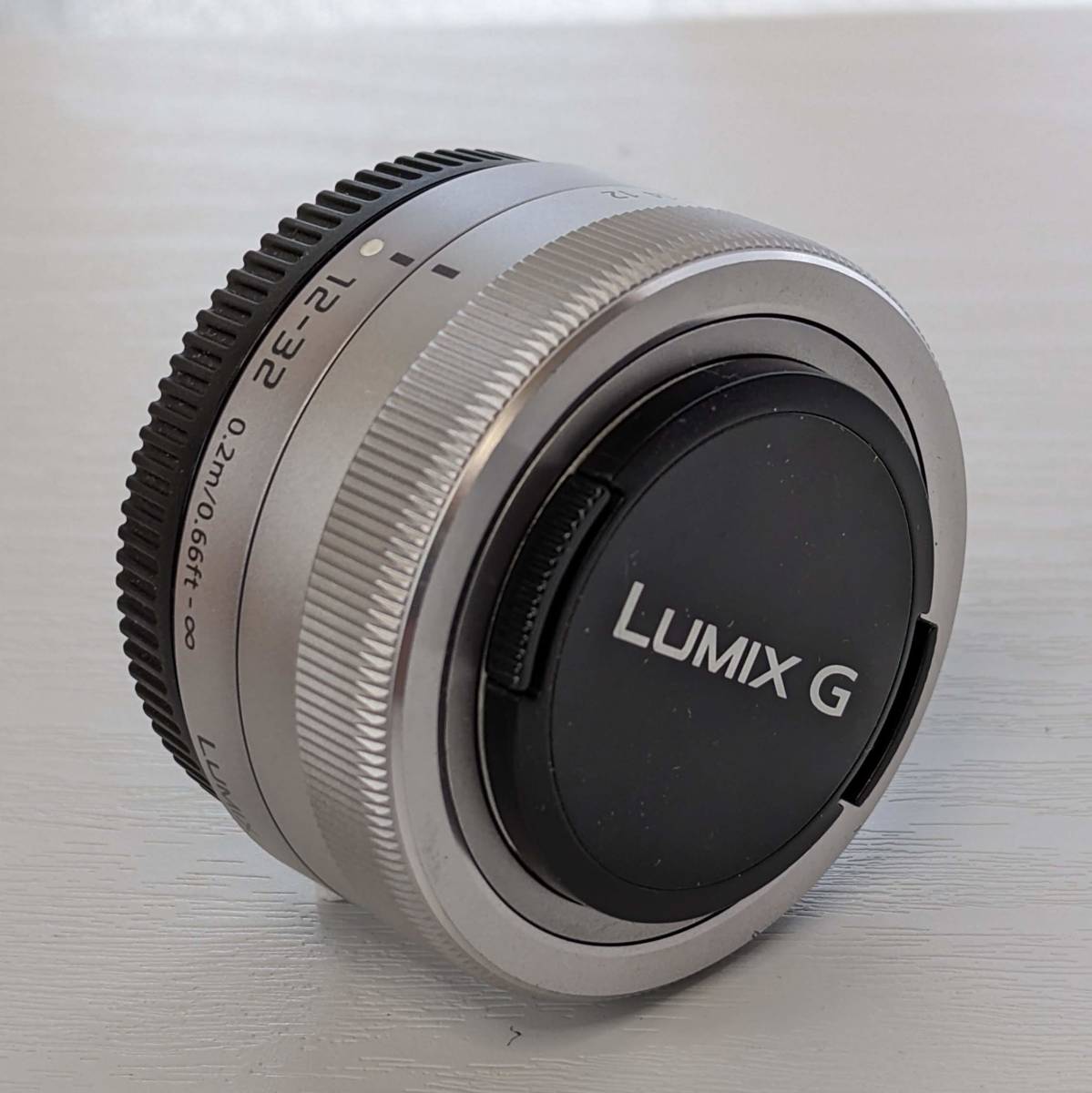 Panasonic LUMIX G VARIO 12-32mm F3.5-5.6 ASPH.MEGA O.I.S. シルバー ジャンク品_画像1