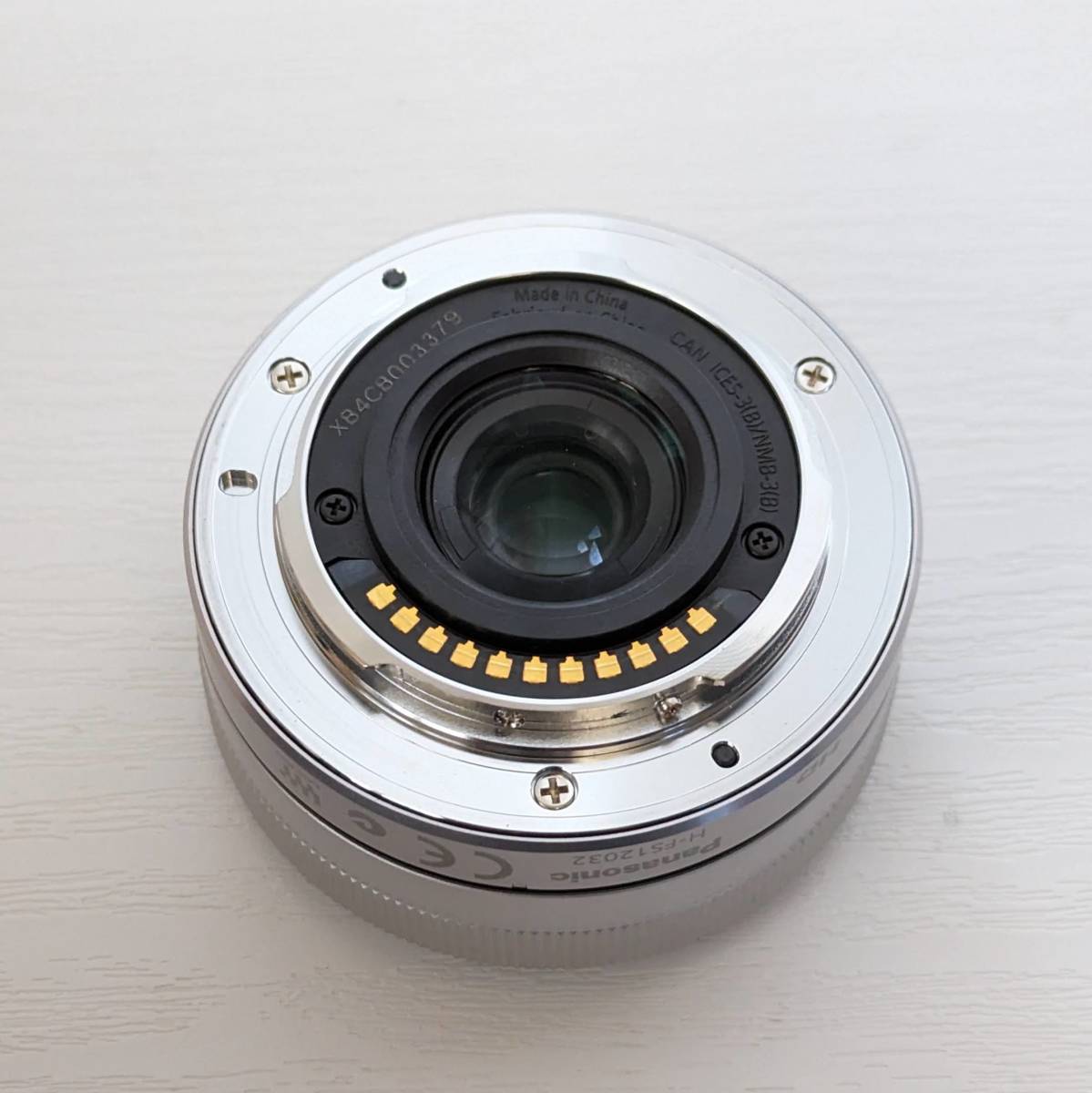 Panasonic LUMIX G VARIO 12-32mm F3.5-5.6 ASPH.MEGA O.I.S. シルバー ジャンク品_画像2