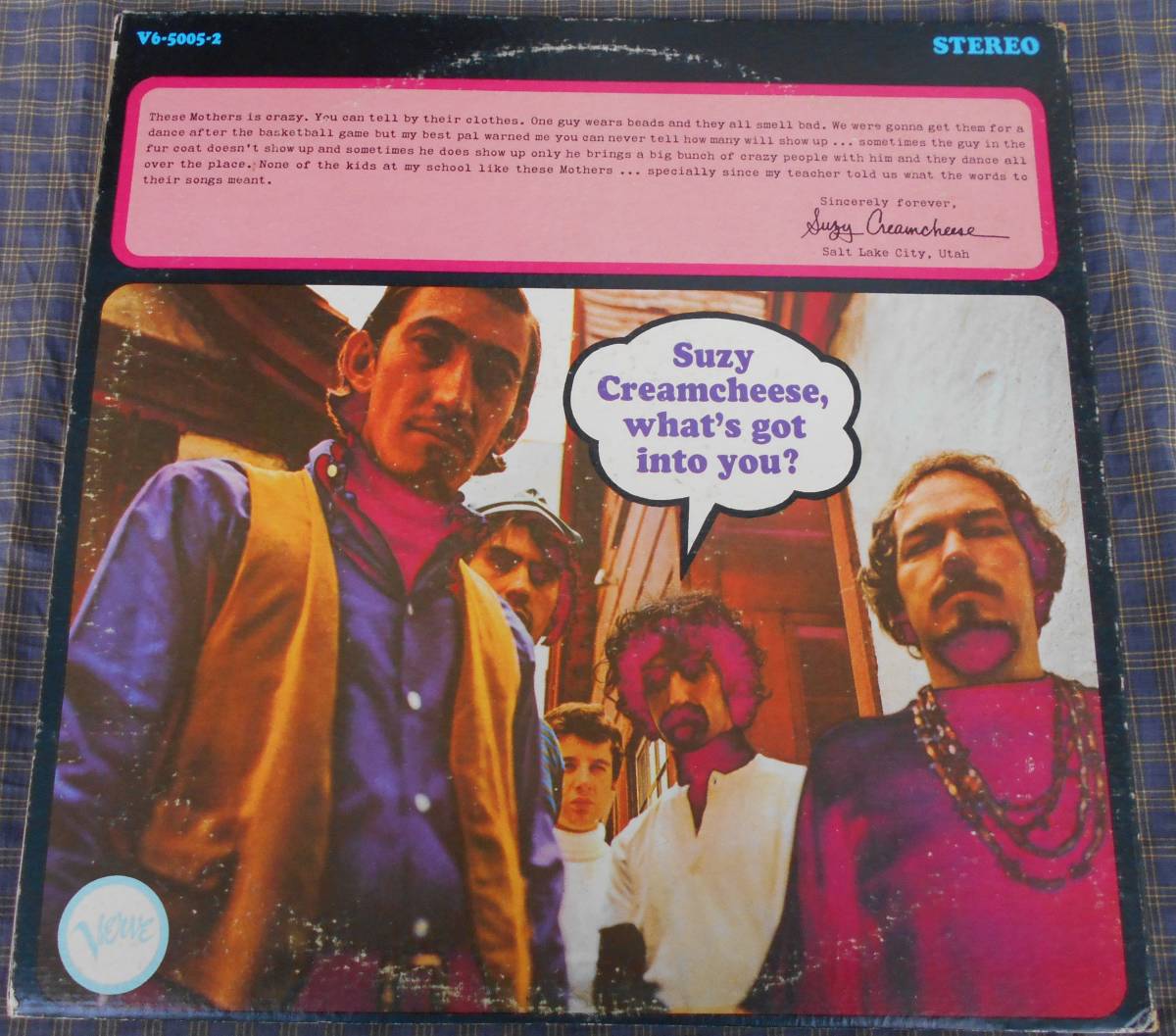 ●US盤オリジナル2LP「FREAK OUT !」The Mothers of Invention Frank Zappa／フランク・ザッパ（VERVE V6-5005-2）_画像2