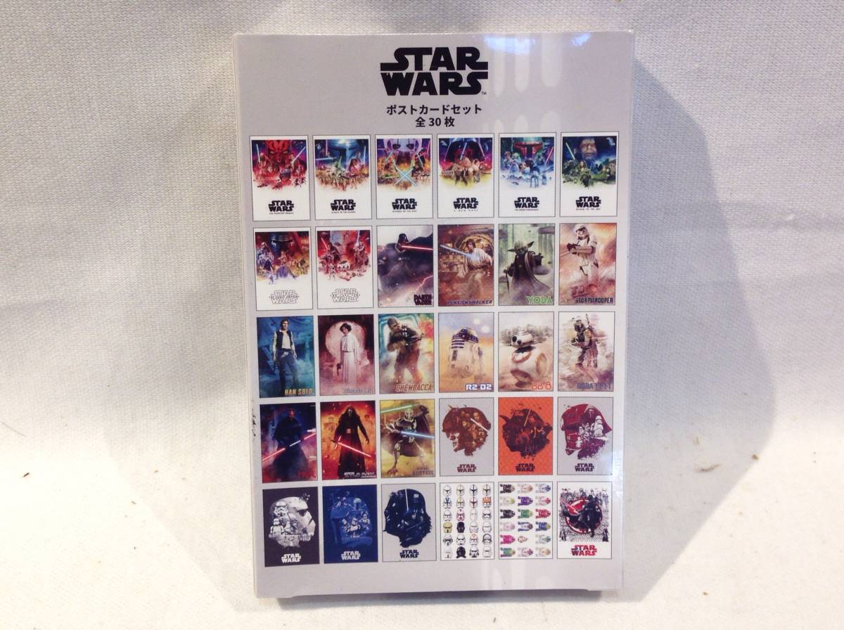 ◆139◆ STAR WARS ポストカード セット 全30枚 新品 未開封 スター・ウォーズ Disney_画像2