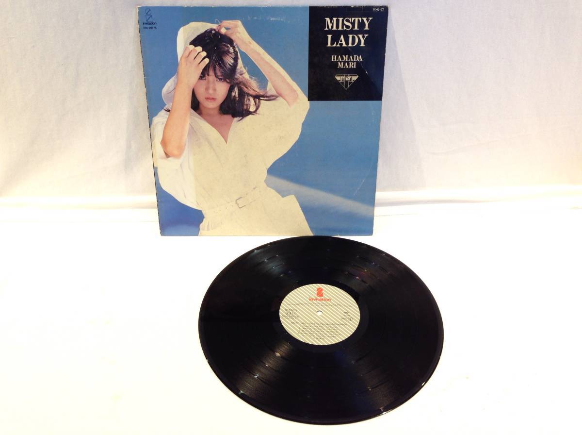 ◆63◆浜田麻里 『MISTY LADY』 LP レコード はまだまり ジャパメタ 女王 ミスティレディ ’80s '90s 昭和 メタル ジャパニーズ_画像3