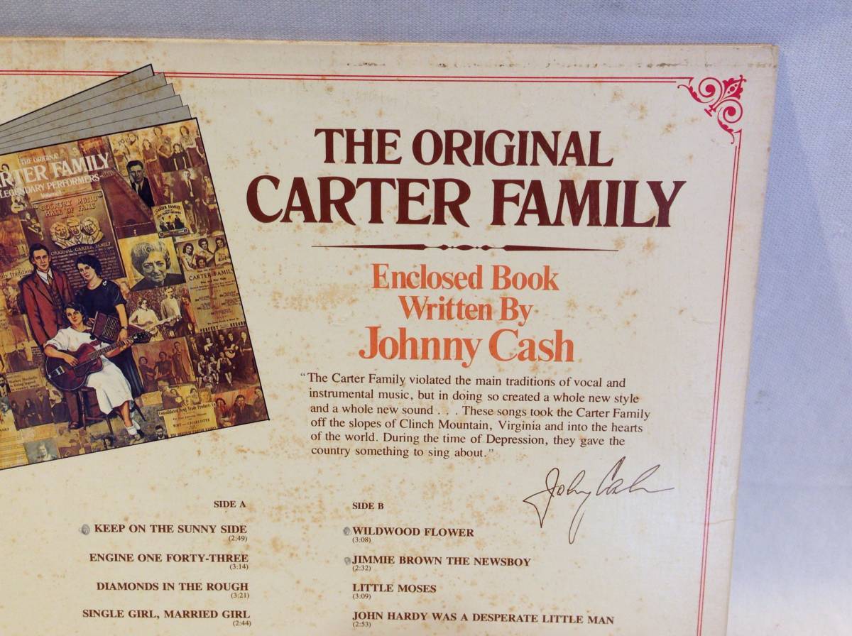 ◆148◆LP レコード 『CARTER FAMILY』 カーター・ファミリー アメリカ 初 バンド 1920年代 洋楽 カントリー_画像9