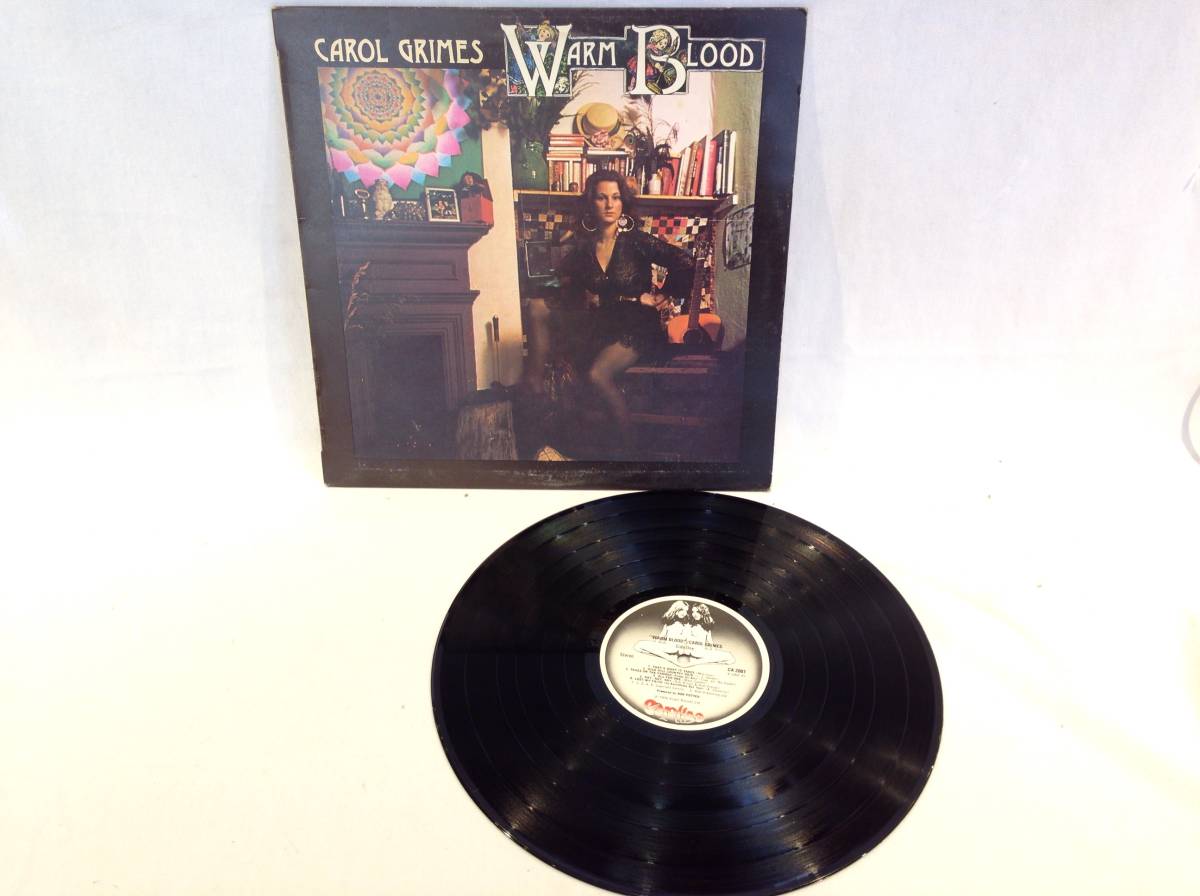 ◆170◆ CAROL GRIMES / WARM BLOOD / キャロル・グライムス / 中古 LP レコード / 70年代 イギリス POP ロック_画像3