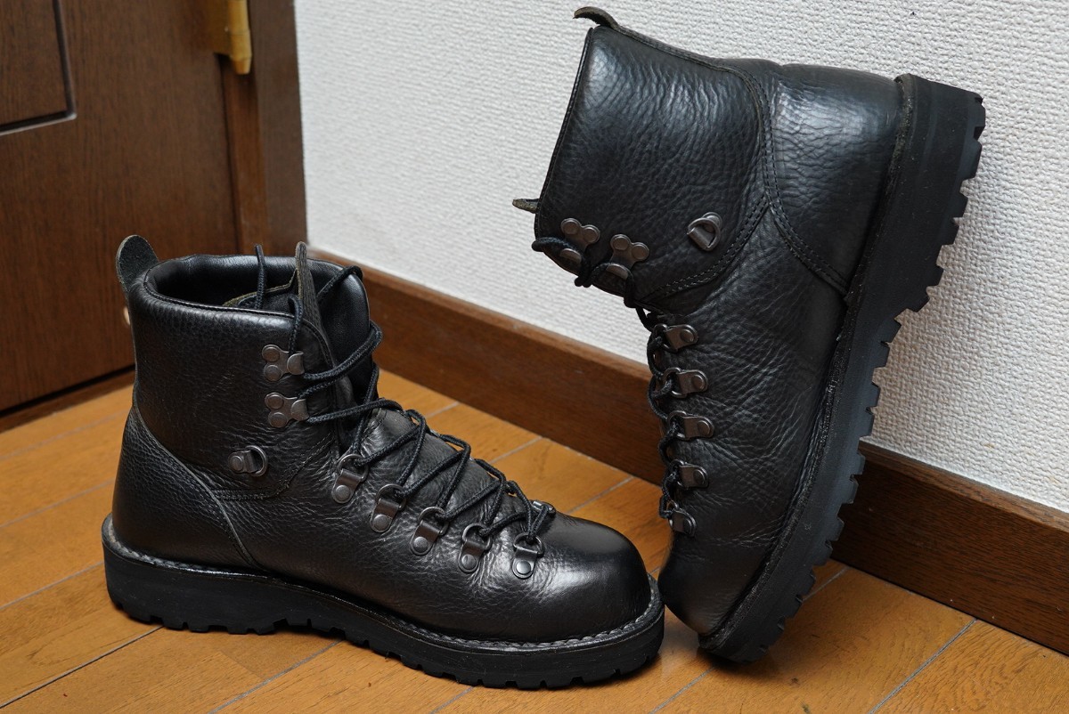 DANNER　ダナー　US8 D7150 マウンテンリッジ　レザー　ブーツ　メンズ　ブラック　マウンテンライト　_画像6