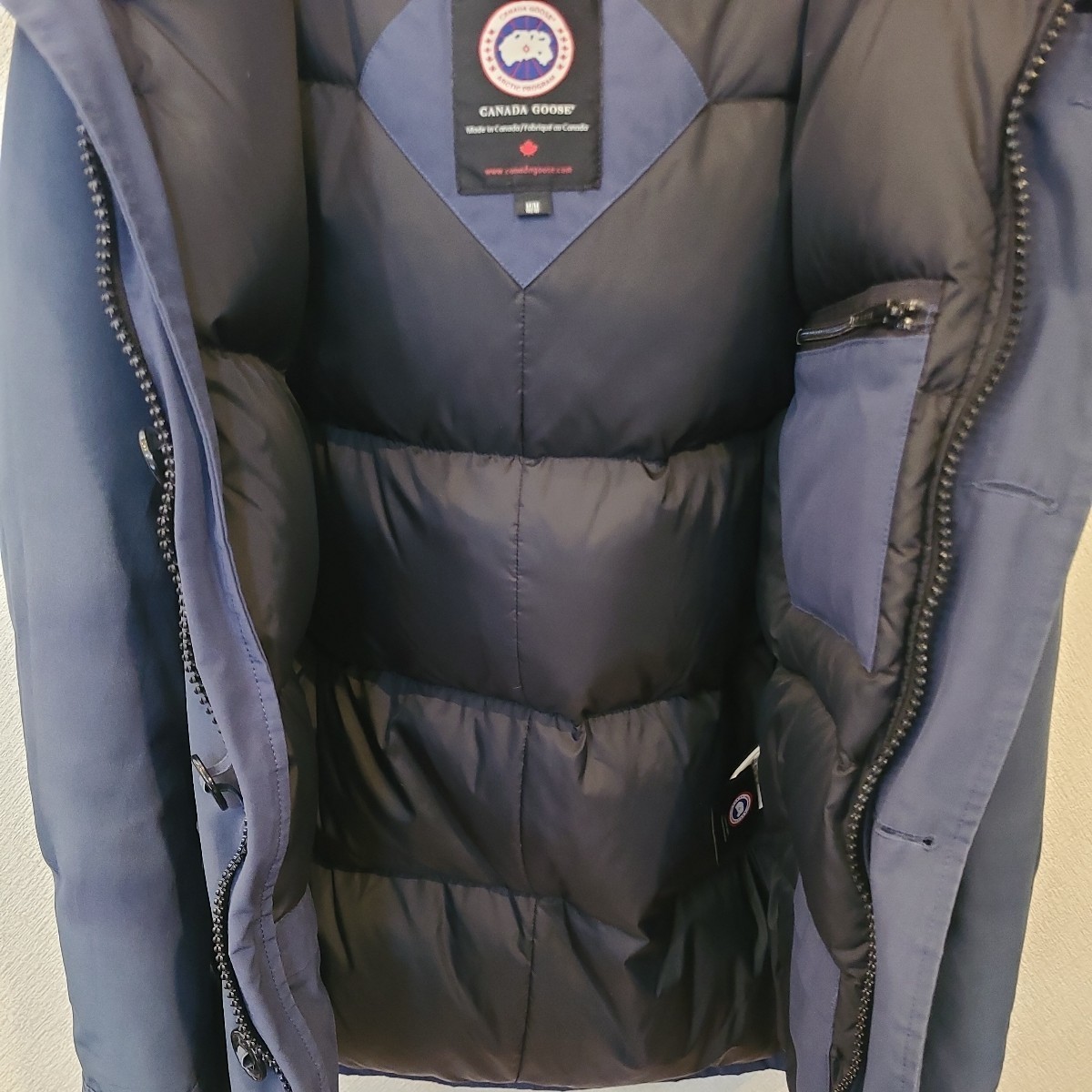 CANADA GOOSE Canada Goose JASPER PARKA 3438JM jasper Parker down jacket dark navy men's M