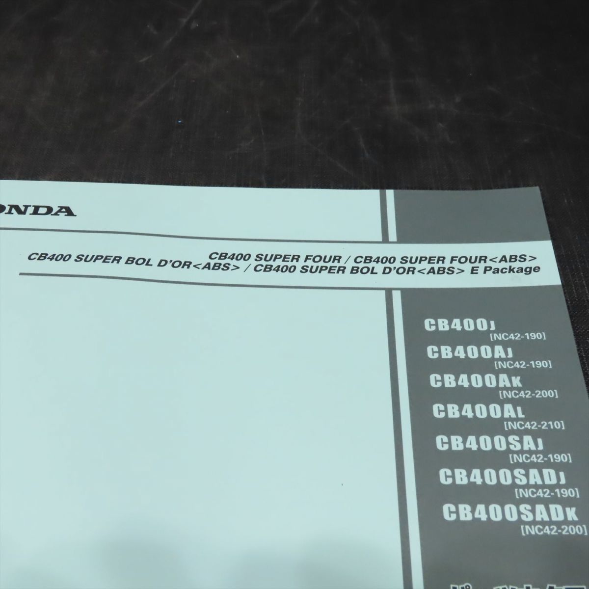 ◆送料無料◆ホンダ CB400SF/SF ABS/SB/SB ABS Eパッケージ NC42 パーツリスト【030】HDPL-F-019_画像2