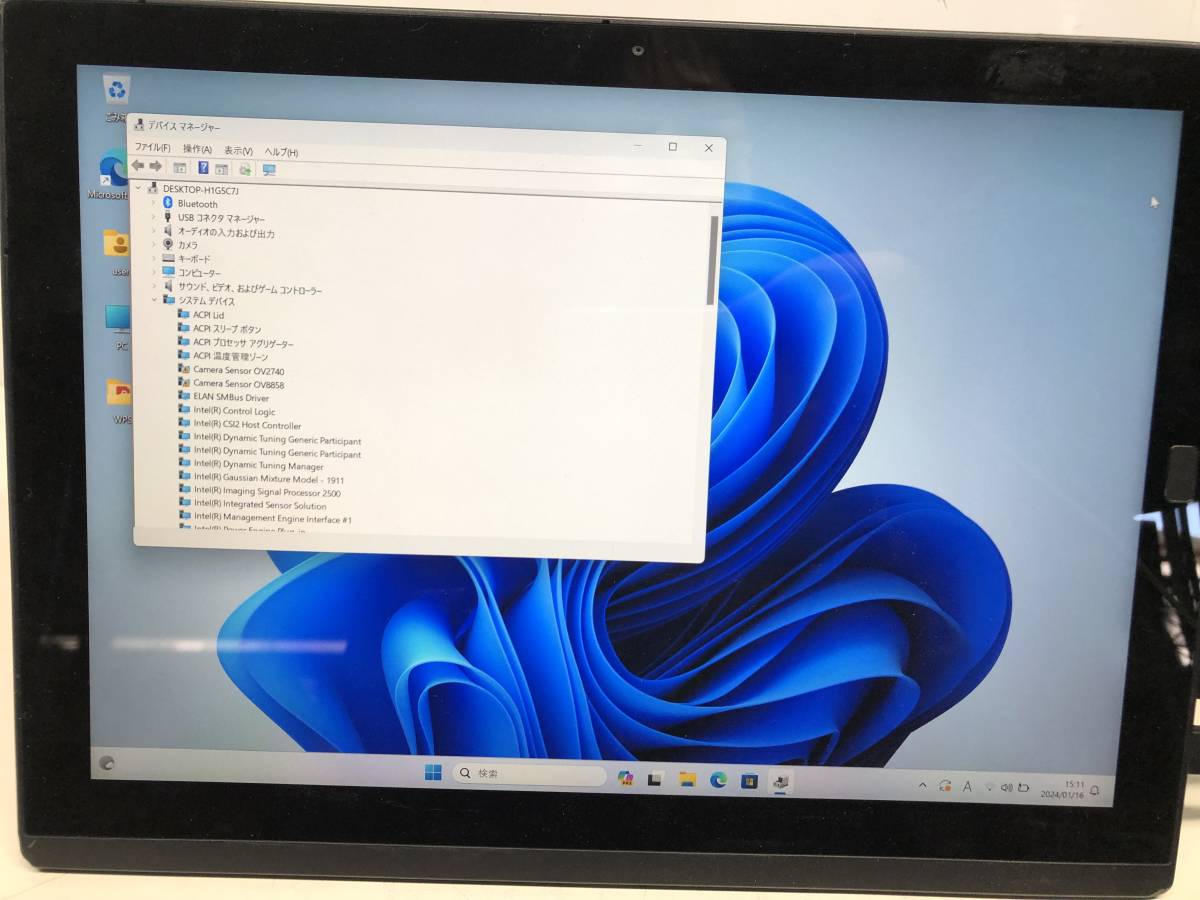 ☆X1 65☆Lenovo ThinkPad X1 Tablet Gen2 WPS Office搭載 12インチ タブレットPC QHD (2160×1440) 第7世代Core i5/8GB/SSD：256GB_画像9