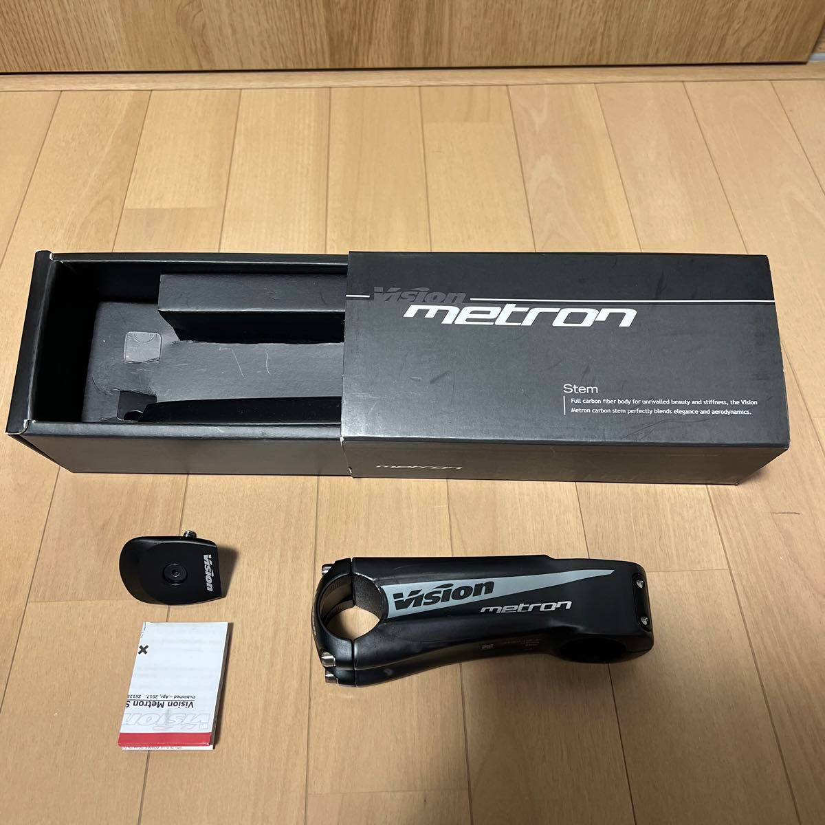 Vision ヴィジョン ステム METRON carbon -6° ブラック 6 x Vision ヴィジョン ステム METRON carbon -6° ブラック 6 x