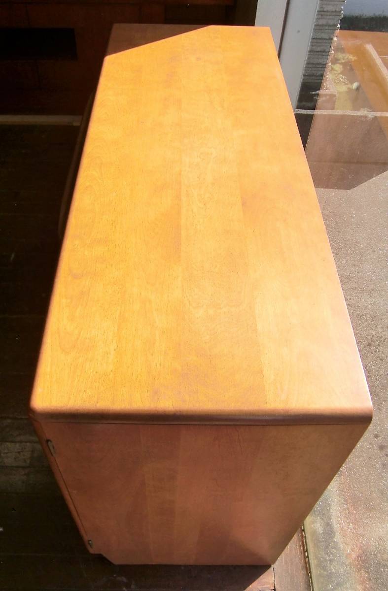 RETRO man front / partition wood company Vintage rare goods / sideboard 