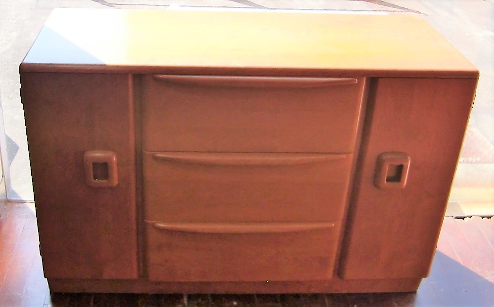 RETRO man front / partition wood company Vintage rare goods / sideboard 