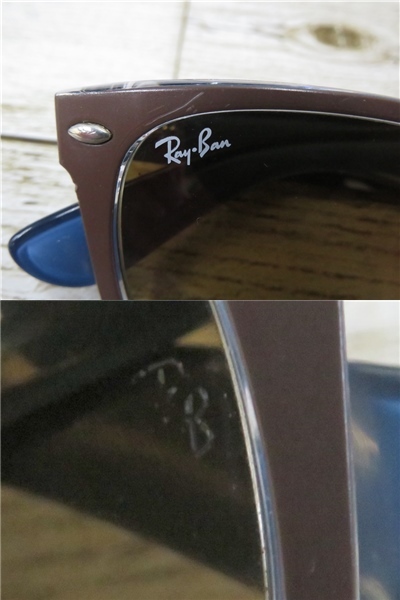 1J284SZ◎Ray-Ban　レイバン NEW WAYFARER　ニューウェイファーラー　RB2132　 サングラス　眼鏡フレーム　メガネ◎中古品_画像5