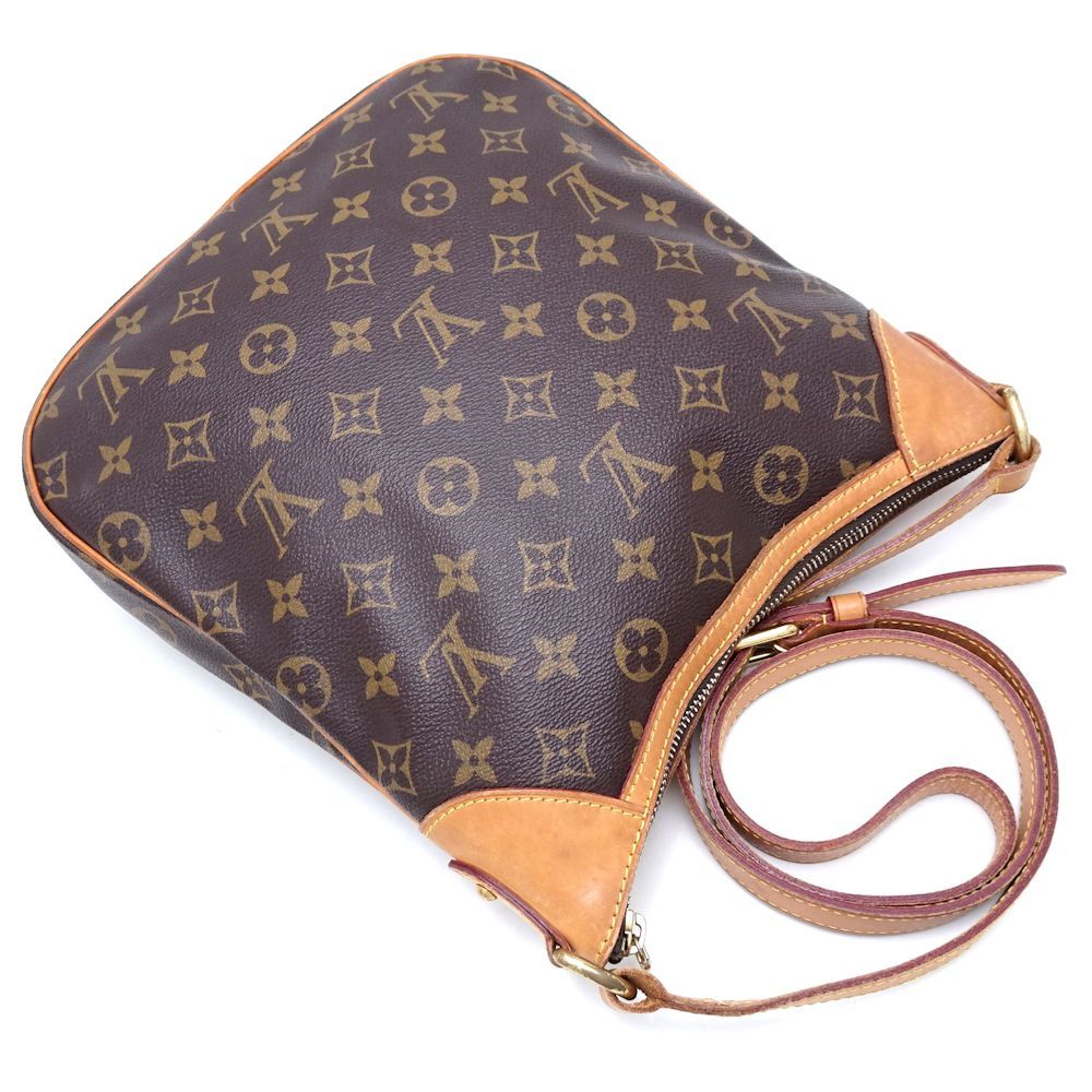 LOUIS VUITTON ルイヴィトン モノグラム オデオンPM M56390 ショルダーバッグ ブラウン/350918【中古】_画像3