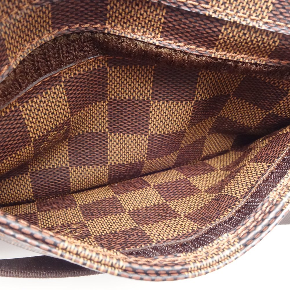 LOUIS VUITTON ルイヴィトン ダミエ ジェロニモス N51994 ボディバッグ エベヌ/450252【中古】_画像6