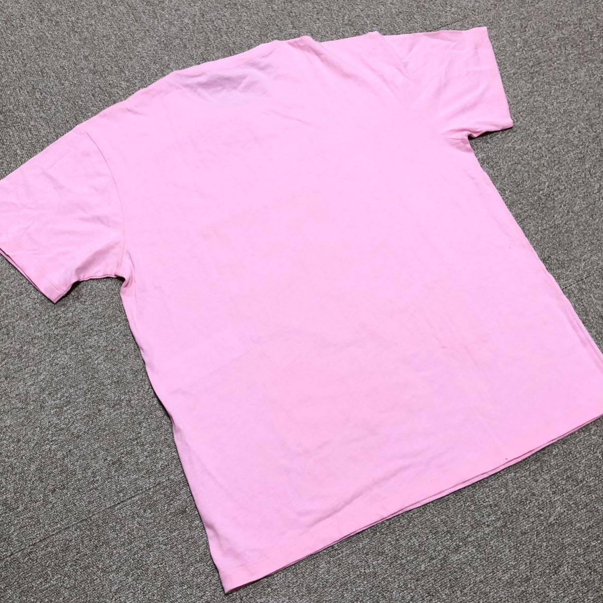 未使用品【グッチ】基準内 GUCCI 半袖Tシャツ LEMON レモン サイズL トップス コットン100% ピンク色系 男性用 メンズ イタリア製 箱有_画像8