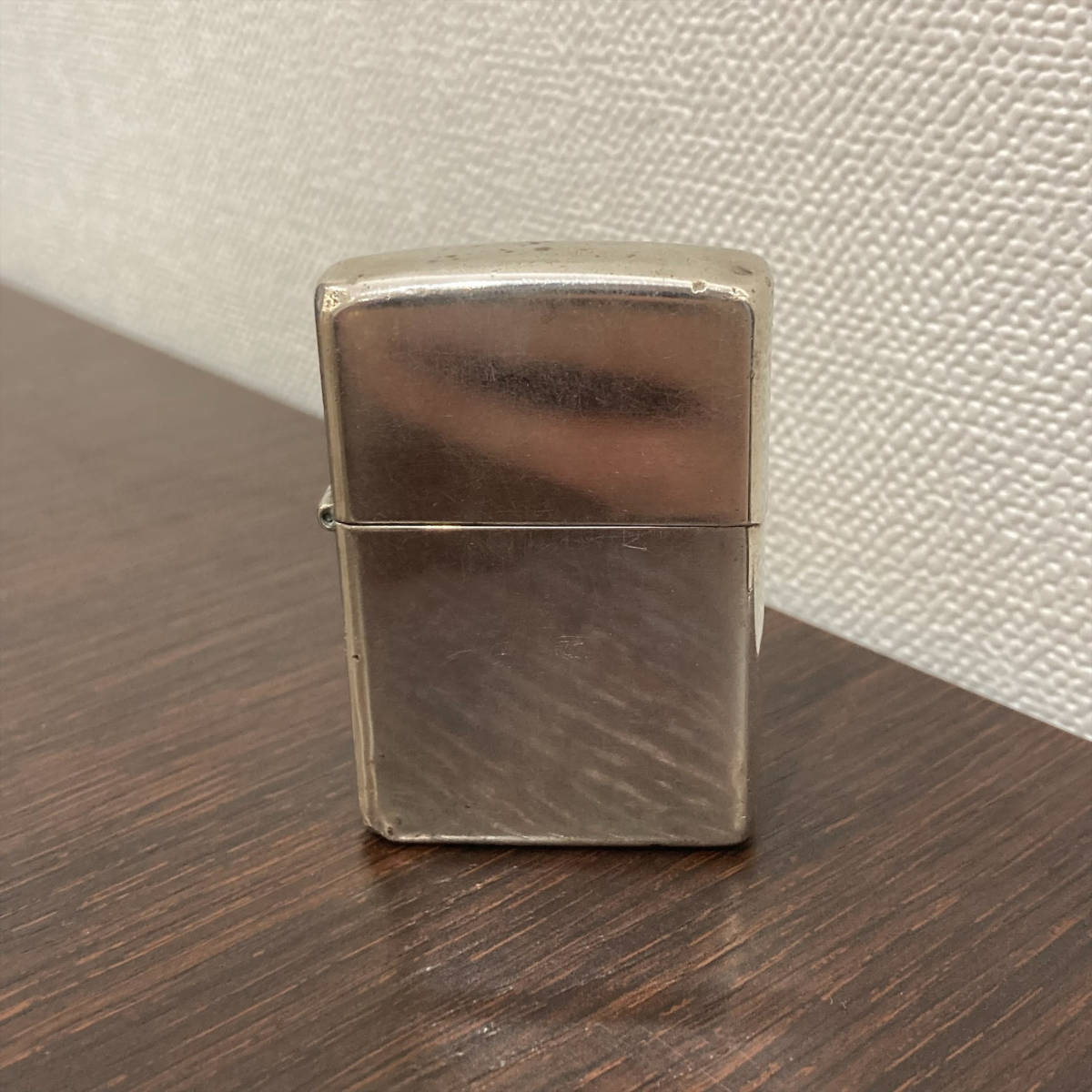 #14806 ZIPPO ジッポー STERING スターリング刻印 ライター 喫煙具 オイルライター シルバーカラー ※着火確認済み_画像1