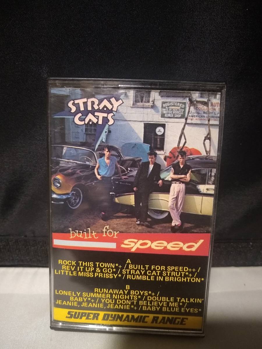 C8856 カセットテープ  STRAY CATS ストレイ・キャッツ / Built For Speed の画像1