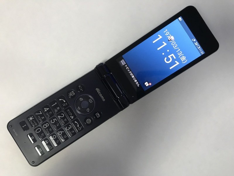 GI983 docomo SH-02K ブルーブラック 判定〇_画像1