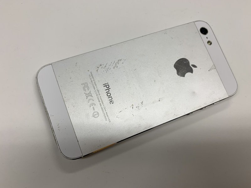 DX905 au iPhone5 ホワイト 32GB 判定○ ジャンク ロックOFF_画像2