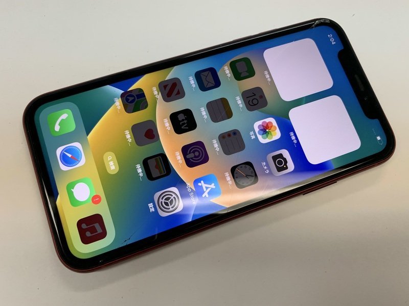 JD024 SIMフリー iPhoneXR レッド 128GB ジャンク ロックOFF_画像1