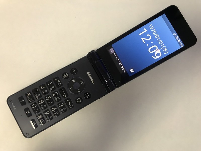 GJ218 docomo SH-02K ブルーブラック 判定〇の画像1