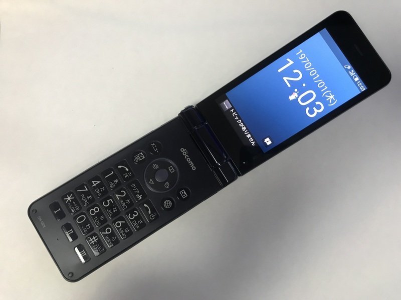 GJ213 docomo SH-02K ブルーブラックの画像1