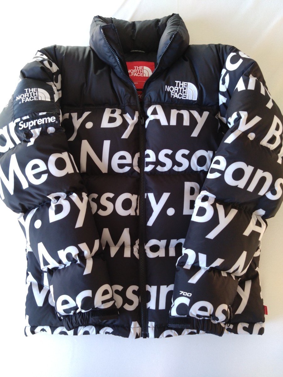 【Ｓ】試着のみ 15FW Supreme × The North Face /シュプリーム ノースフェイスBy Any Means Nuptse Jacket Nuptse Jacket_画像1