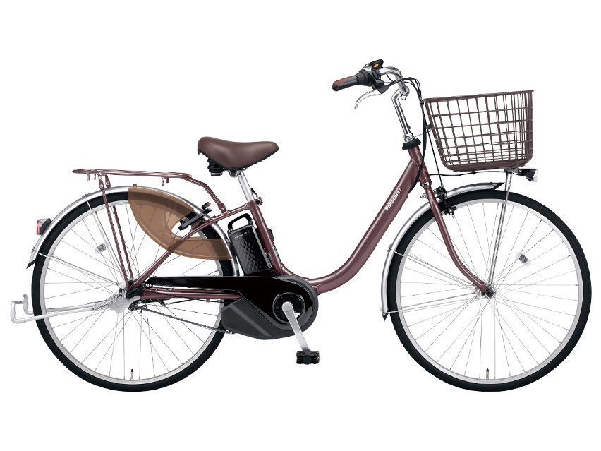  unused goods Panasonic electric bike Bb *L BE-FL432T pearl cocoa Brown 24 -inch battery 12Ah Panasonic