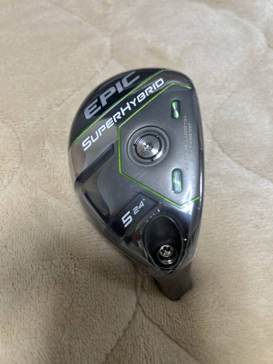 callaway キャロウェイ epic super hybrid エピック スーパー ハイブリッド 5h 24° ツアー支給 ヘッド 単品_画像1