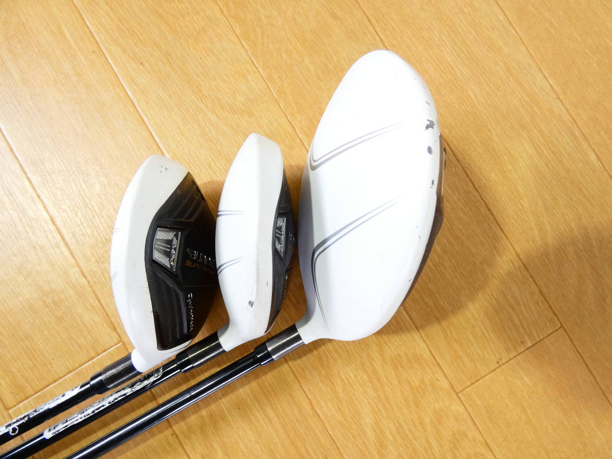 ■TaylorMade テーラーメイド ドライバー/フェアウェイウッド 3本セット BURNER SUPERFAST FLEX:S 1.3.5 現状品＠160(12)_画像3