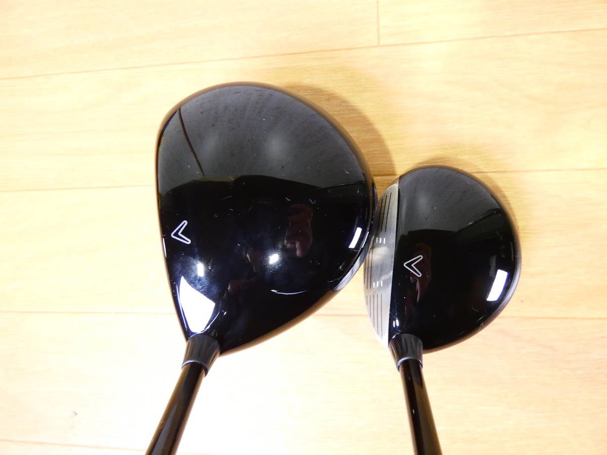 ■Callaway キャロウェイ レディース ゴルフクラブセット X X18 FLEX:L ＃1.7.7～9.P.A.S 現状品＠160_画像3