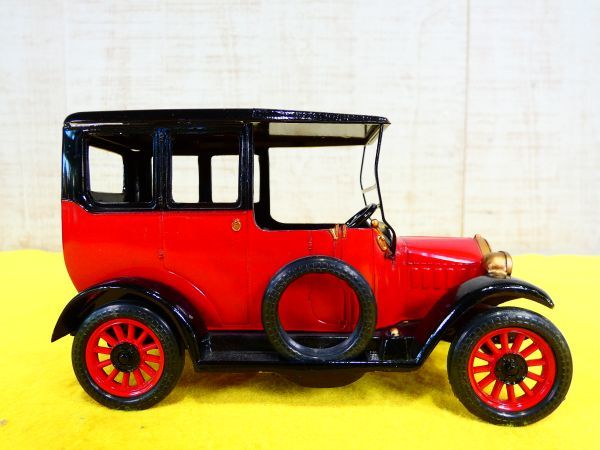 三菱自動車 1917年 三菱A型1号車 オブジェ 飾物 クラシックカー レトロ 当時物 アンティーク @60(12)_画像4