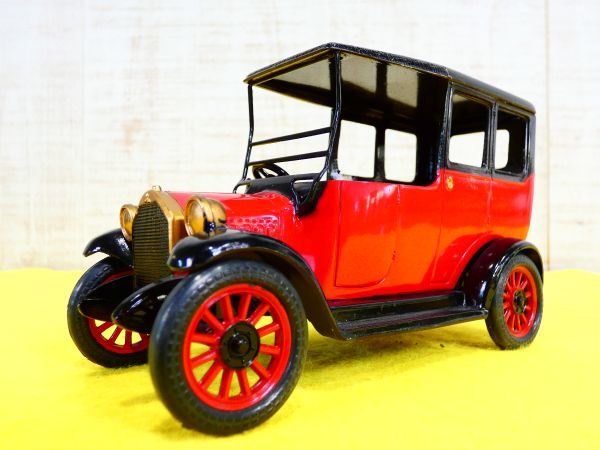 三菱自動車 1917年 三菱A型1号車 オブジェ 飾物 クラシックカー レトロ 当時物 アンティーク @60(12)_画像2