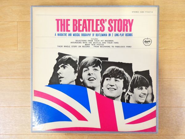 S) The Beatles ビートルズ 「 THE BEATLES’ STORY 」 2LPレコード EAS-77007・8 @80 (B-23)_画像1