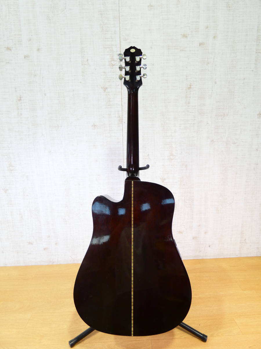 【S) USED!Epiphone エレキアコースティックギター PR 350CE/VS★エピフォン/エレアコ/ケース無 ※現状品＠170（1）】_画像3