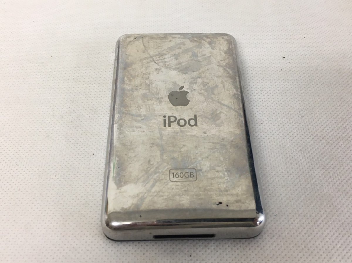 【D-1582】iPod classic アイポッドクラシック　160GB A1238 ジャンク【千円市場】_画像4