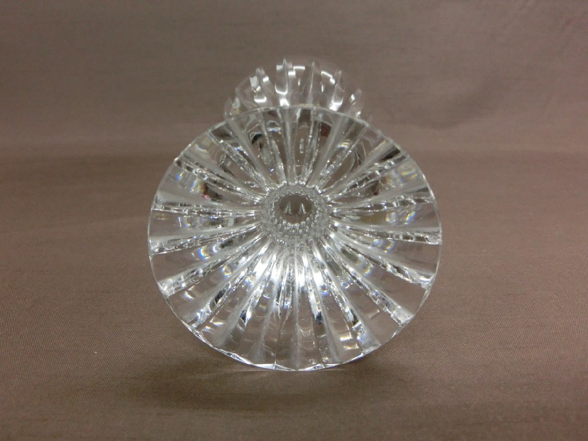 【N-5425】バカラ マッセナ ワイングラス 高さ約16x口径約7cm Baccarat MASSENA クリスタル 現状品【千円市場】_画像3