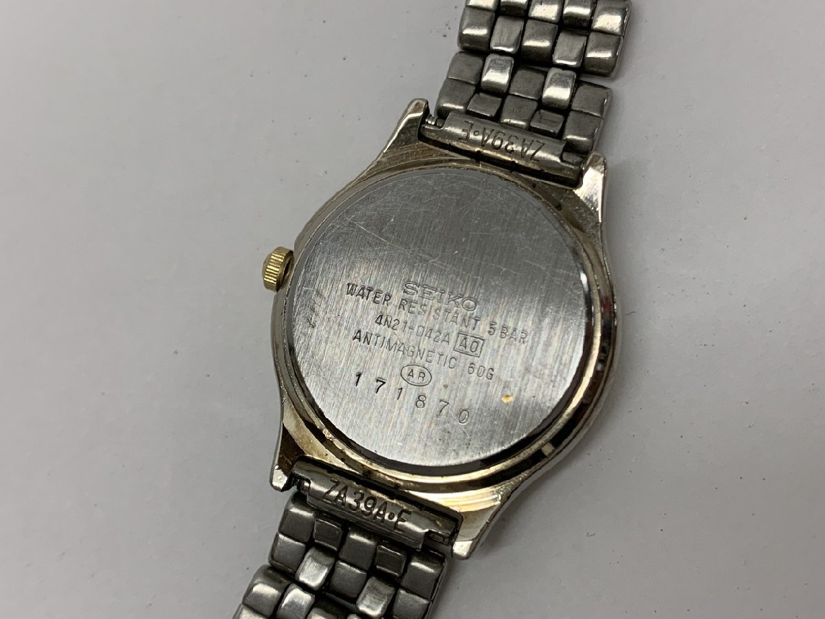 【YI-0969】SEIKO セイコー ALBA アルバクォーツ 腕時計 V306-6560 4N21-042A 2点セット まとめ 現状品【千円市場】_画像4