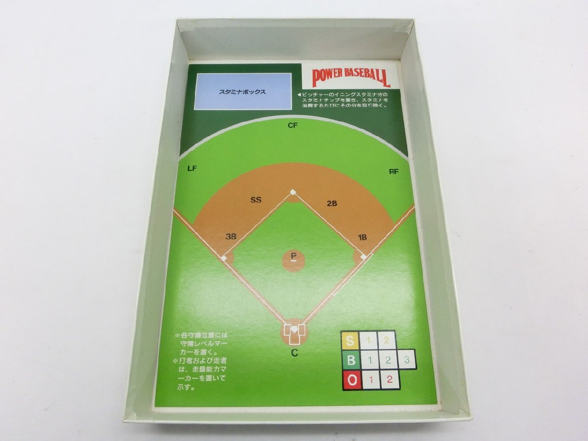 【H3-0569】パワーベースボール POWER BASEBALL エキスパンションキット ボードゲーム ESG-02 当時物 サイコロ付 現状品【千円市場】_画像7